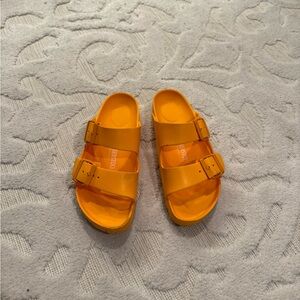 Birkenstock Bright Orange Sandals